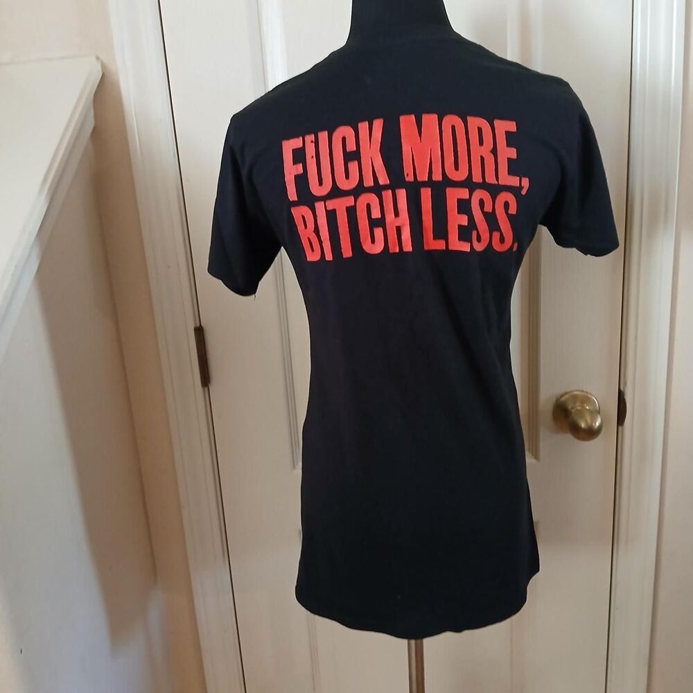 RARE The Mike Dillon Band Skull Graphic Tee &uck More $itch Less Punk Rock Goth